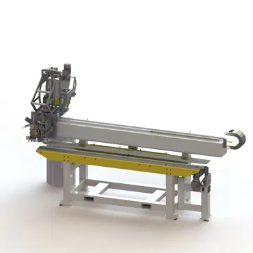 For the bonding or point-to-point insertion of one or more seals on parts or frames