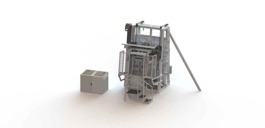 For screwing plates onto assembled frame uprights