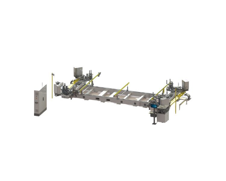 Cadreuse visseuse ACVD pour l’assemblage mécanique de dormants aluminium et bois en menuiserie industrielle