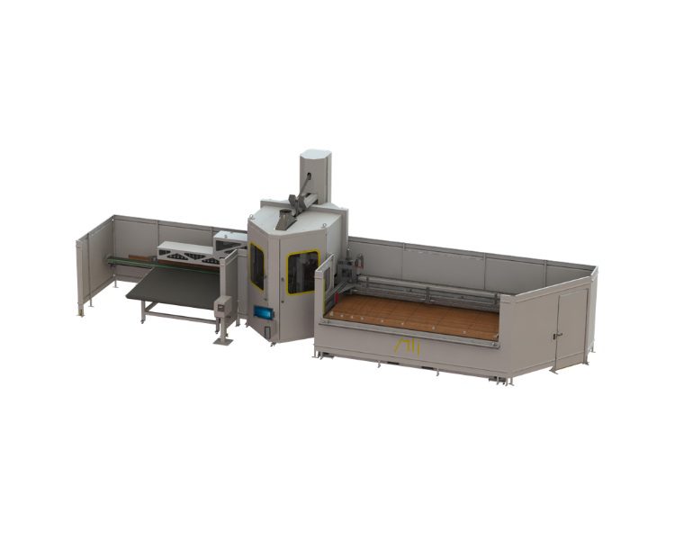 Centre d’usinage pour profils complémentaires aluminium, bois et PVC – UED Centre d’usinage UED pour profils complémentaires aluminium, bois et PVC en menuiserie industrielle