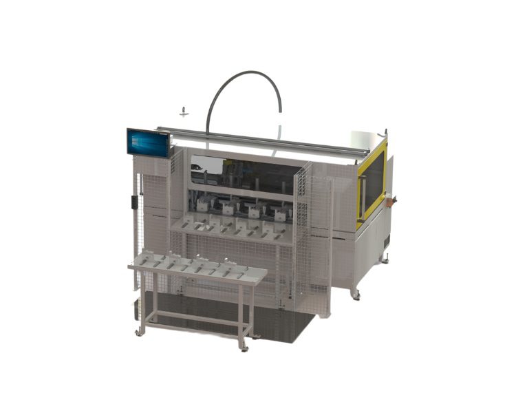 Encolleuse AEM pour l’application précise de colle sur profils aluminium en menuiserie industrielle