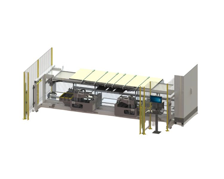 Encolleuse bi‑latérale AEB pour l’encollage précis de profils aluminium en menuiserie industrielle