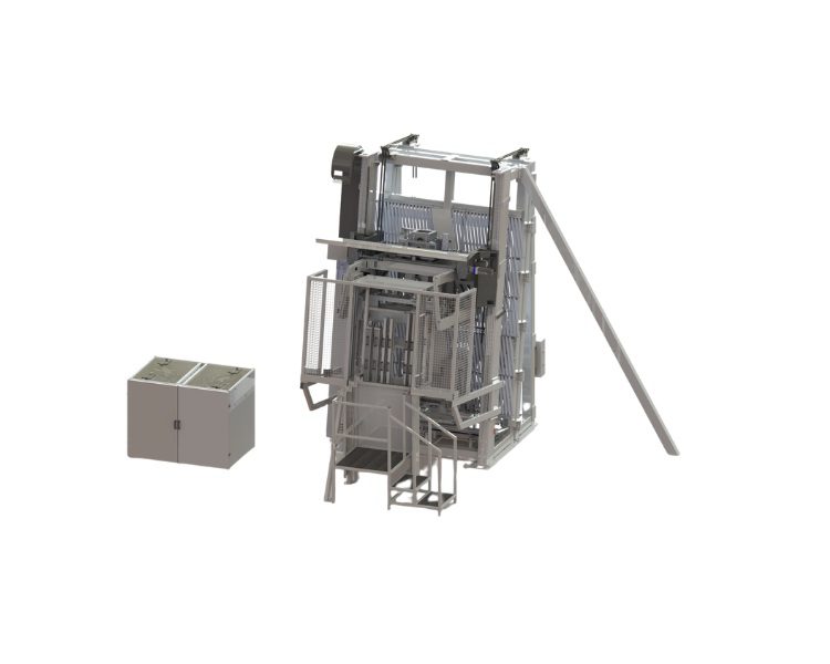 Ficheuse FVP pour la pose automatique de fiches sur dormants aluminium, bois et PVC en menuiserie industrielle