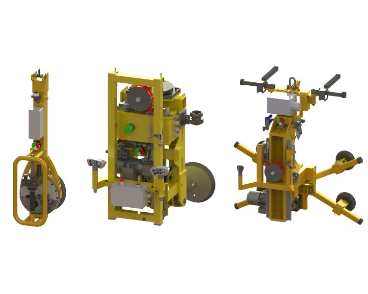 Manipulateur de manutention assistée pour la manipulation des menuiseries aluminium, bois et PVC Manipulateur de manutention assistée pour menuiserie industrielle aluminium bois et PVC
