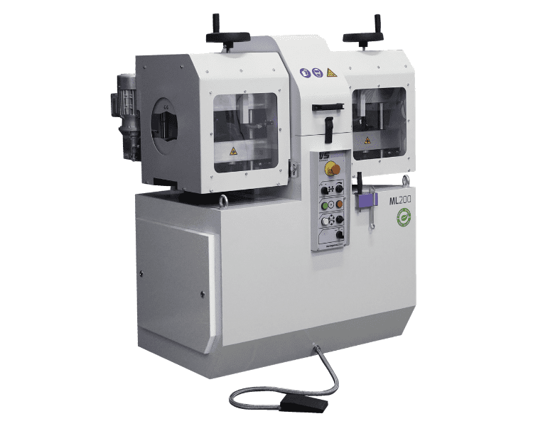 Machine ML200 pour le ponçage de tubes ronds et ovales de 30 à 205 mm de diamètre