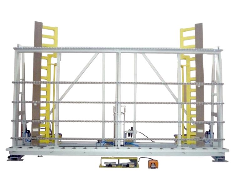 Poste de mise en bois et de contrôle pour menuiseries – RU‑VGPA Poste de mise en bois, vitrage et contrôle final pour menuiserie industrielle – RU‑VGPA