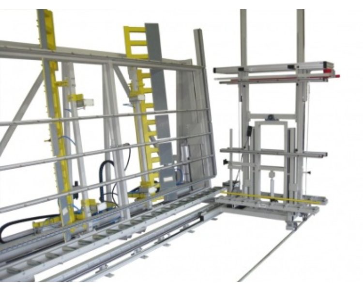Poste de mise en bois de vantaux de portes – RU‑TE Poste de mise en bois pour vantaux de portes en menuiserie industrielle – RU‑TE