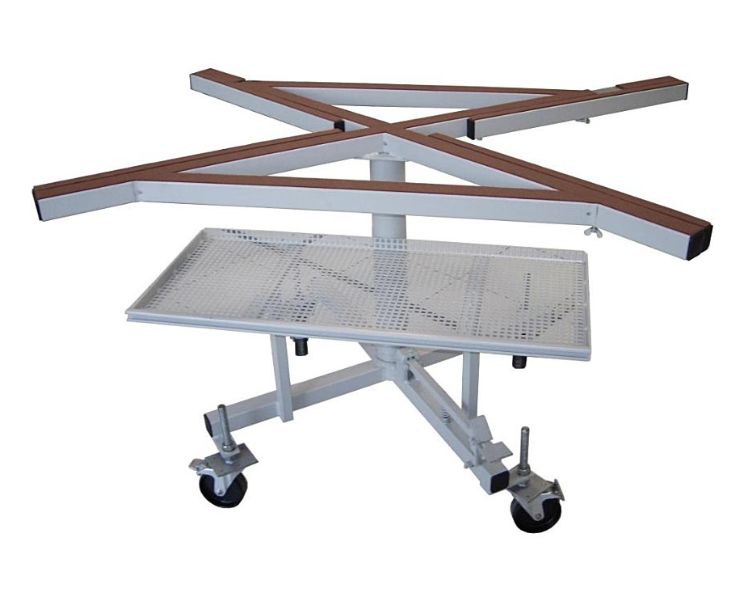 Table horizontale pivotante pour finitions menuiseries – RU‑D Table horizontale pivotante pour travaux de finition et contrôle en menuiserie – RU‑D